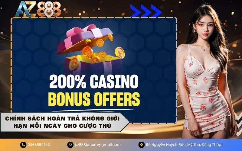 Chính sách hoàn trả không giới hạn mỗi ngày cho cược thủ
