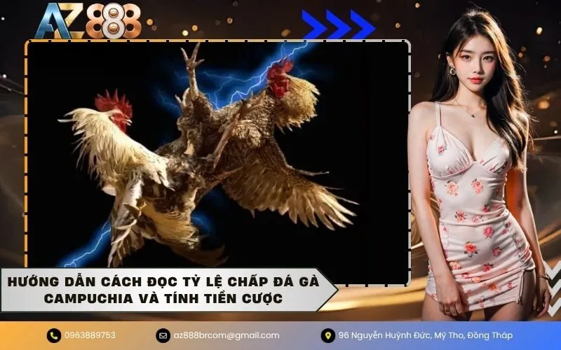 Hướng dẫn cách đọc tỷ lệ chấp đá gà campuchia và tính tiền cược